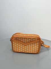 Uubags Moynat Camera Bag In Orange Canvas M 22x14x6.5cm - 5