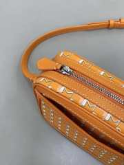 Uubags Moynat Camera Bag In Orange Canvas M 22x14x6.5cm - 6