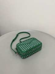 Uubags Moynat Camera Bag In Green Canvas M 22x14x6.5cm - 5