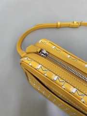 Uubags Moynat Camera Bag In Yellow Canvas M 22x14x6.5cm - 5