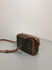 Uubags Moynat Camera Bag In Brown Canvas M 22x14x6.5cm - 6