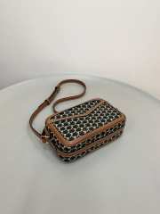 Uubags Moynat Camera Bag In Brown Canvas M 22x14x6.5cm - 3