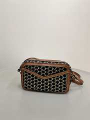 Uubags Moynat Camera Bag In Brown Canvas M 22x14x6.5cm - 2