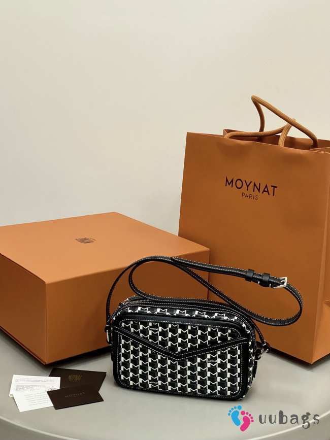 Uubags Moynat Camera Bag In Black Canvas M 22x14x6.5cm - 1