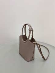 Uubags Miu Miu Ivy Leather Handbag In Cameo 19x17x8cm - 5