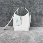 Uubags Celine Small Hobo Bag In White Supple Smooth Calfskin 18x31x6cm - 1
