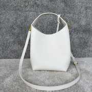 Uubags Celine Small Hobo Bag In White Supple Smooth Calfskin 18x31x6cm - 3