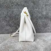 Uubags Celine Small Hobo Bag In White Supple Smooth Calfskin 18x31x6cm - 4