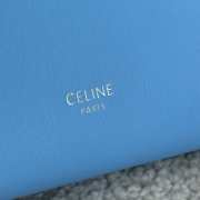Uubags Celine Small Hobo Bag In Blue Supple Smooth Calfskin 18x31x6cm - 4