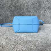 Uubags Celine Small Hobo Bag In Blue Supple Smooth Calfskin 18x31x6cm - 3