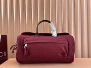 Uubags Gucci GG canvas large duffle bag rosso 42x22x22cm - 1