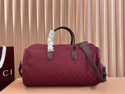 Uubags Gucci GG canvas large duffle bag rosso 42x22x22cm - 5