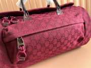 Uubags Gucci GG canvas large duffle bag rosso 42x22x22cm - 2