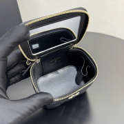 Uubags Chanel Mini Lambskin Top Handle Vanity Case With Chain Gold-Tone Metal 11x7x9cm - 5