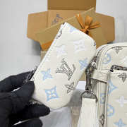 Uubags Louis Vuitton M28854 Trio Messenger Bag In Ecru White 25x18.5x7cm - 6