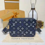 Uubags Louis Vuitton M28854 Trio Messenger Bag In Blue 25x18.5x7cm - 5