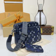 Uubags Louis Vuitton M28854 Trio Messenger Bag In Blue 25x18.5x7cm - 4
