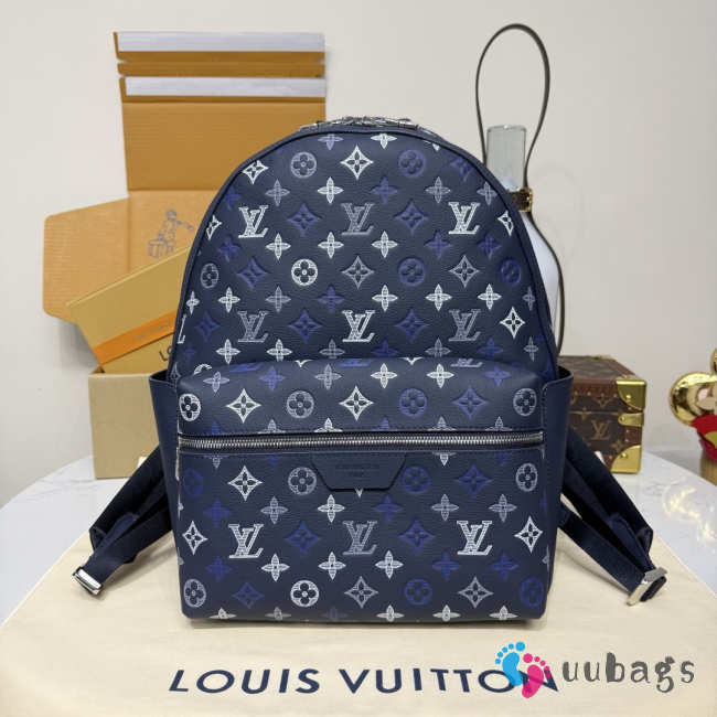 Uubags Louis Vuitton M28575 Discovery PM Backpack In Navy Blue 30x40x20cm - 1