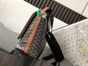 Uubags Goyard Capetien messenger MM bag in black & tan 26x13x39cm - 6