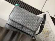 Uubags Goyard Capetien messenger MM bag in grey 26x13x39cm - 1