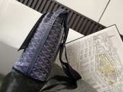 Uubags Goyard Capetien messenger MM bag in navy blue 26x13x39cm - 5