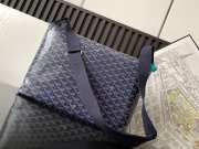Uubags Goyard Capetien messenger MM bag in navy blue 26x13x39cm - 3