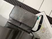 Uubags Goyard Capetien messenger MM bag in black 26x13x39cm - 1