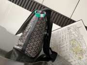 Uubags Goyard Capetien messenger MM bag in black 26x13x39cm - 6