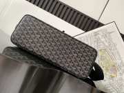 Uubags Goyard Capetien messenger MM bag in black 26x13x39cm - 5