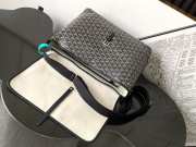 Uubags Goyard Capetien messenger MM bag in black 26x13x39cm - 4