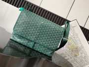 Uubags Goyard Capetien messenger MM bag in green 26x13x39cm - 1