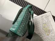 Uubags Goyard Capetien messenger MM bag in green 26x13x39cm - 5
