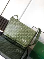 Uubags Goyard Capetien messenger MM bag in light green 26x13x39cm - 1