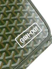 Uubags Goyard Capetien messenger MM bag in light green 26x13x39cm - 5