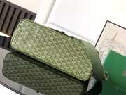 Uubags Goyard Capetien messenger MM bag in light green 26x13x39cm - 4