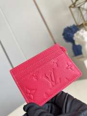 Uubags Louis Vuitton LV Charms Card Holder In Strawberry Pink 10.2x7.3x0.3cm - 4