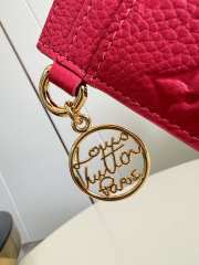 Uubags Louis Vuitton LV Charms Card Holder In Strawberry Pink 10.2x7.3x0.3cm - 2