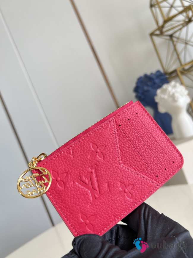 Uubags Louis Vuitton M26585 Romy Card Holder In Frozen Orchid 12x8x0.8cm - 1