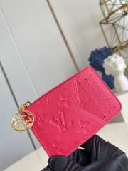 Uubags Louis Vuitton M26585 Romy Card Holder In Frozen Orchid 12x8x0.8cm - 1