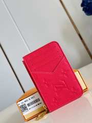 Uubags Louis Vuitton M26585 Romy Card Holder In Frozen Orchid 12x8x0.8cm - 6
