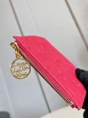 Uubags Louis Vuitton M26585 Romy Card Holder In Frozen Orchid 12x8x0.8cm - 4