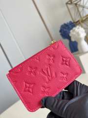 Uubags Louis Vuitton M26585 Romy Card Holder In Frozen Orchid 12x8x0.8cm - 2