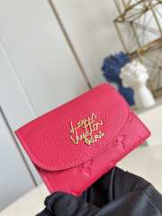 Uubags Louis Vuitton  M27481 Rosalie Coin Purse In Strawberry Pink 11x8x2.5cm - 5