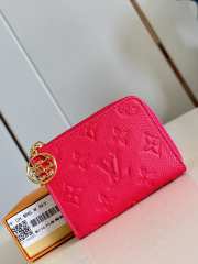 Uubags Louis Vuitton M27670 Zippy Coin Purse In Strawberry Pink 11x8.5x1.5cm - 1