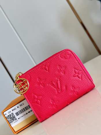 Uubags Louis Vuitton M27670 Zippy Coin Purse In Strawberry Pink 11x8.5x1.5cm