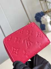 Uubags Louis Vuitton M27670 Zippy Coin Purse In Strawberry Pink 11x8.5x1.5cm - 5