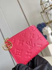 Uubags Louis Vuitton M28271 Lisa Wallet In Strawberry Pink 9x11.5x1.5cm - 5
