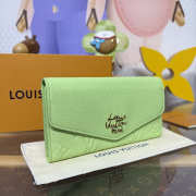 Uubags Louis Vuitton M27664 Sarah Wallet In Apple Green 19x10.5x2cm - 2