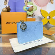 Uubags Louis Vuitton M27668 Romy Card Holder In Grape Blue 12x8x0.8cm  - 6