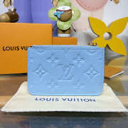 Uubags Louis Vuitton M27668 Romy Card Holder In Grape Blue 12x8x0.8cm  - 4